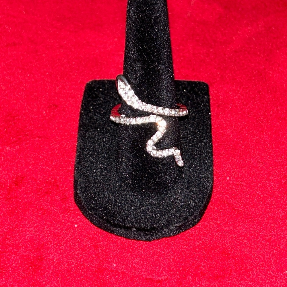 Silver tone Snake Ring